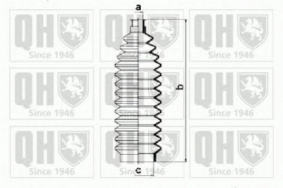 QUINTON HAZELL qg1273 -  Комплект пыльника, рулевое управление